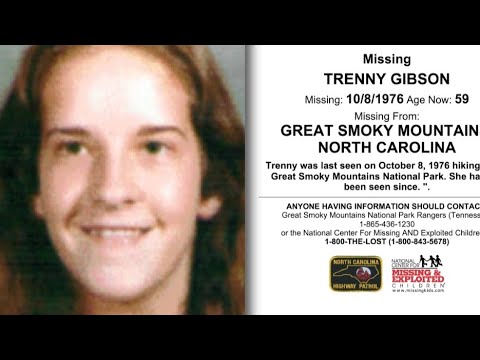 THE SMOKY MOUNTAIN NATIONAL PARK  DISAPPEARANCE SERIES #2 17YR OLD TRENNY GIBSON DISAPPEARED 1976