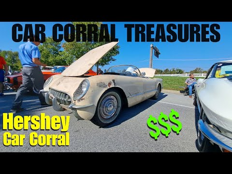 Looking Through 500+ Old Cars and Trucks for Deals in the Hershey Car Corral 2023 | Dolloff Antiques