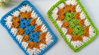 Lace Crochet Granny Rectangle Tutorial