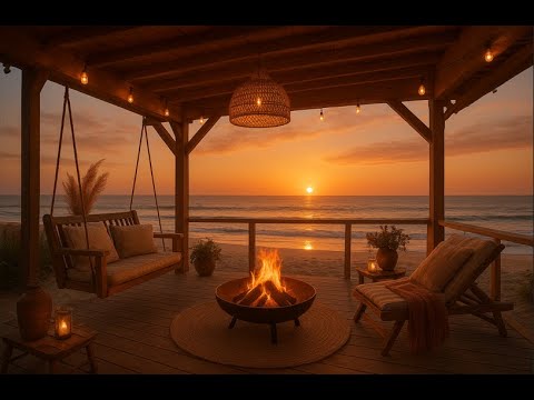 Sunset evening Chill lounge