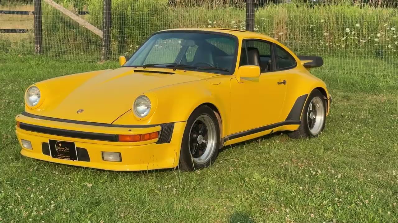 **SOLD on the CCC Buy-It-Now Lot** 1986 Porsche 911 Turbo Coupe 4-Speed Manual