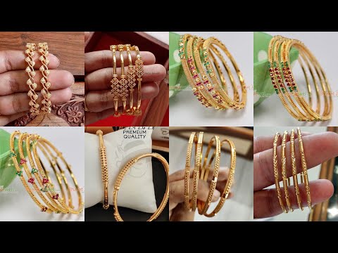 20 New Gold bangles designs 2022 with weight and price| gold jewellery collection#Goldpot