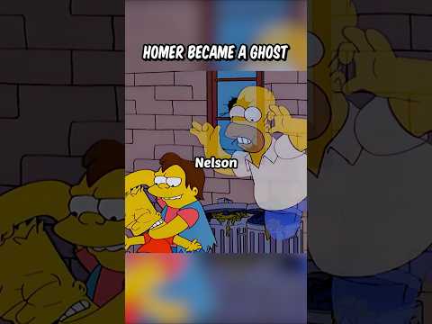 Homer became a ghost