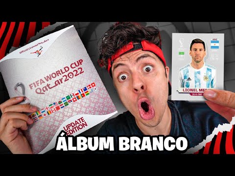 COMPLETANDO O ALBUM DA COPA BRANCO ATUALIZADO!