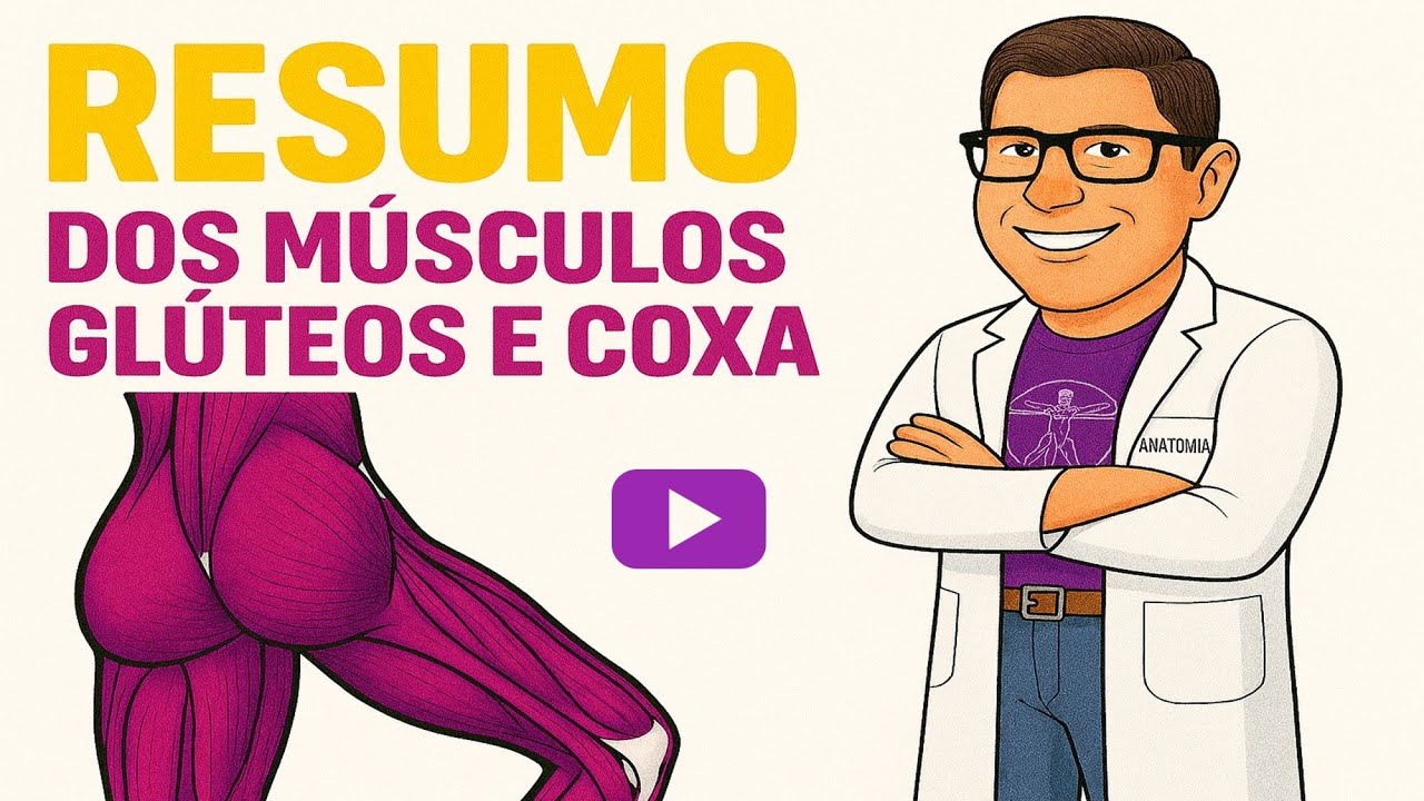 RESUMO DOS MÚSCULOS GLÚTEOS E COXA #anatomy  #fisioterapia #anatomia #educationalvideo #medicina