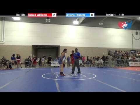 FILA Cadet 78 kg / 170 lbs. - Shania Williams vs. Latiana Tauaese