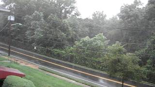 FIVE MINUTES OF RAIN IN TWENTY SECONDS...