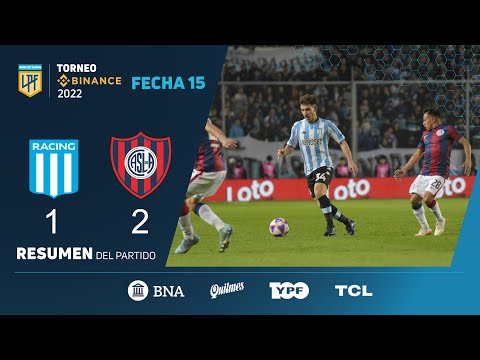 #TorneoBinance | Fecha 15 | resumen de Racing - San Lorenzo