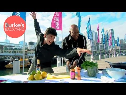 Burke's Backyard, Budget Meal, Ainsley Harriott's Sinhalese Linguine & Prawns