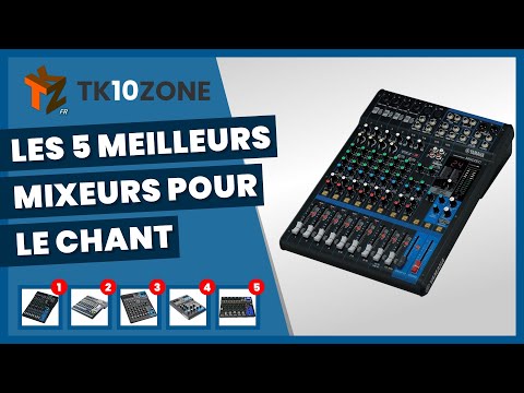Les 5 meilleurs mixeurs pour le chant
