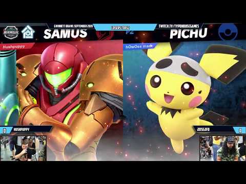 Gwinnett Brawl September 2019 - Hushpuppy(Samus) VS JoseJFB(Pichu) - L. Top 12