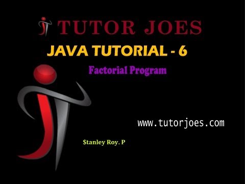 Factorial in java Programming