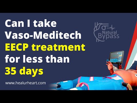 Can I take Vaso-Meditech EECP treatment for less than 35 days?