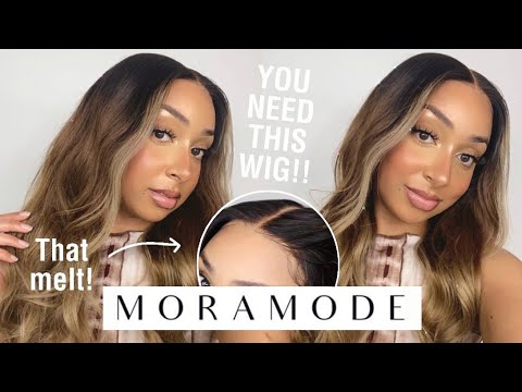 HIGHLIGHT LACE FRONT WIG INSTALLATION | MORAMODE