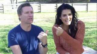 Angie Harmon &amp; Craig Morgan BTS Interview &quot;This Ole Boy&quot; Video Shoot.