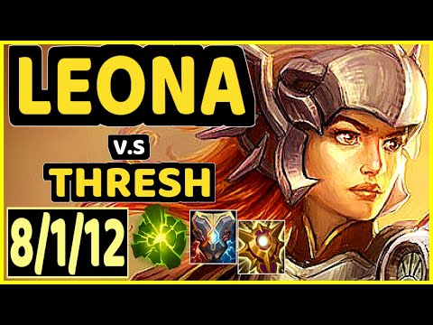 LEONA vs THRESH - 8/1/12 KDA BOTTOM SUPPORT GAMEPLAY - NA