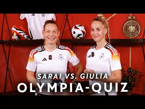 Ein Kopf-an-Kopf-Rennen! - Giulia & Sarai beim Olympia-Quiz!