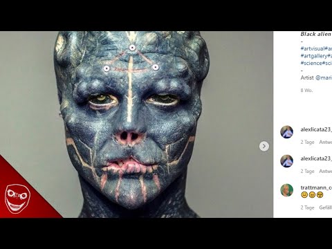 Mann lässt sich zu einem ALIEN operieren! Black Alien Project! #Shorts