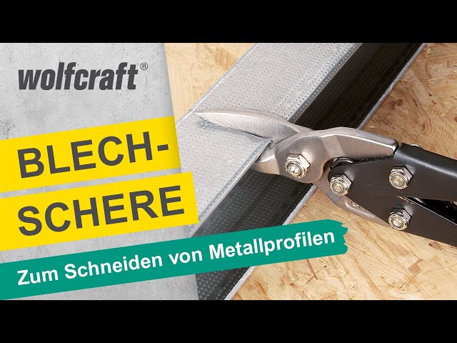 Video teaser per Blechschere: Zum Schneiden von Metallprofilen | wolfcraft