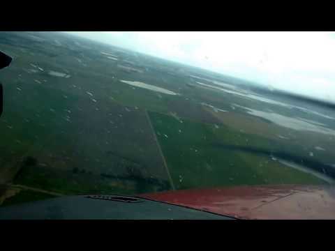 Aterrizaje en La Pampa, Intendente Alvear, Chapaleufu