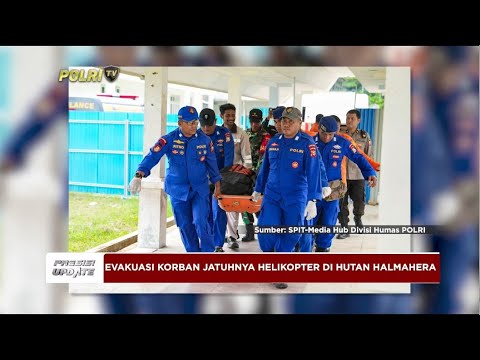 PRESISI UPDATE  :  EVAKUASI KORBAN HELI JATUH DI HALMAHERA TENGAH 22/02/2024 10 00