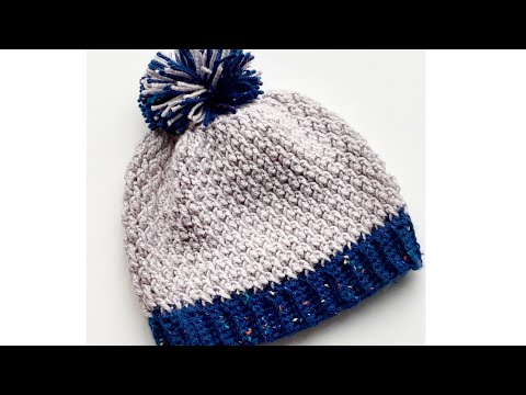 Easy crochet hat for 5 year olds ALPINE STITCH various sizes Crochet for Baby