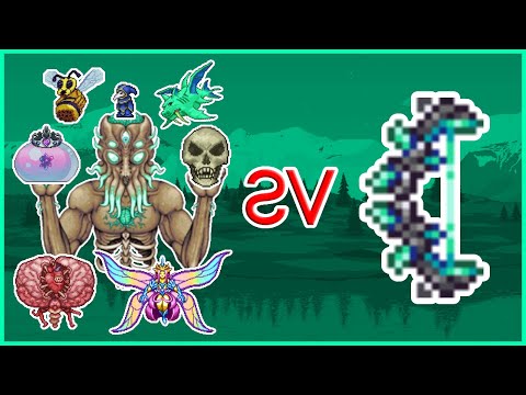 Phantasm vs ALL Bosses, but no bosses were hurt | Terraria 1.4.2.3