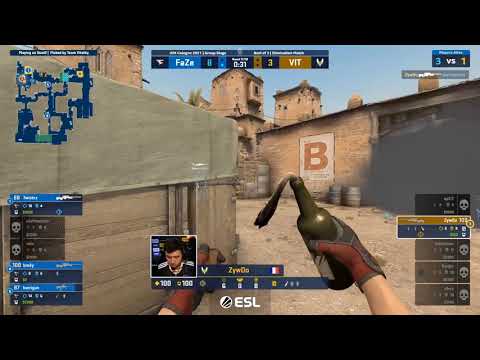 ZywOo clutch 1v4 against Faze on Dust 2 | IEM Cologne 2021 | Group Stage