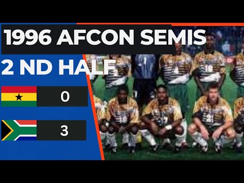 South Africa vs Ghana 1996 Africa Cup of Nations Semifinals Second Half