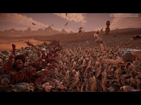 10,000 Troll Warriors vs 2.5 Million Zombies Ultimate Epic Battle Simulator 2