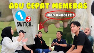 Download lagu 1-2 SWITCH w/ @IndiraKalistha !! CHALLENGE PERAS SUSU SAPI !! AA UTAP MAH JAGONYA !! mp3