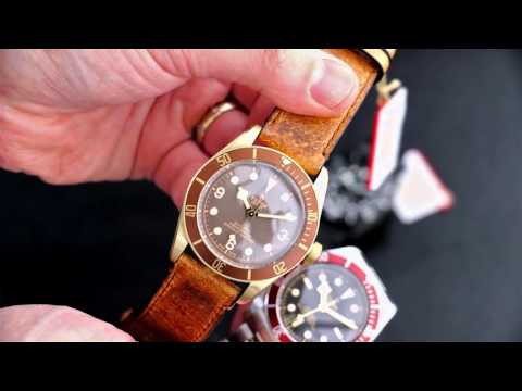 Tudor Black Bay Watch Line Up 2016 Hands On | aBlogtoWatch