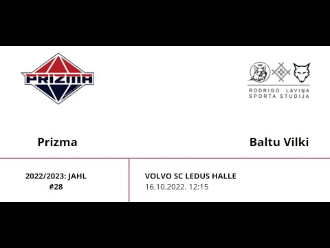 2022/2023: JAHL Prizma - Baltu Vilki  16.10.2022.