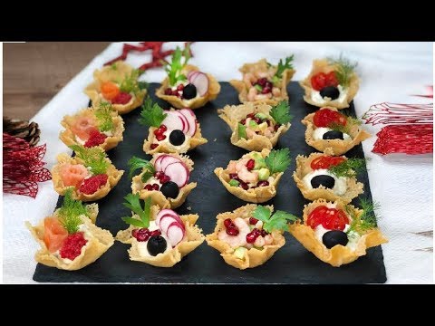 CESTINI DI PARMIGIANO - ANTIPASTI DELLE FESTE