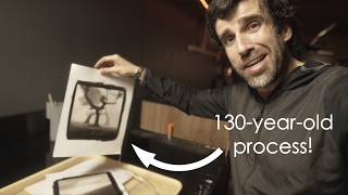 Printing my digital photos in the darkroom!