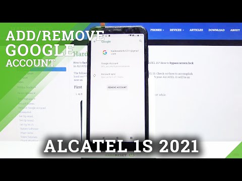 How to Add and Remove Google Account on ALCATEL 1S – Manage Google Users