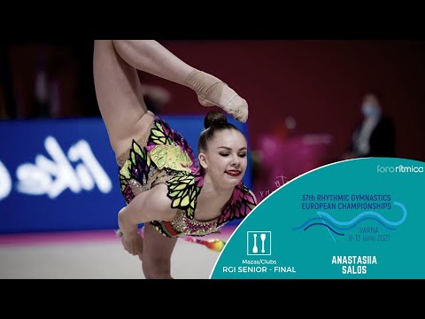 Anastasiia Salos (mazas / clubs) - Final Individual European Championship Varna 2021