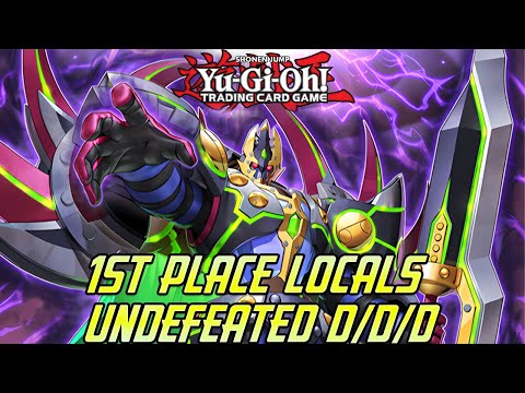 1ST PLACE UNDEFEATED D/D/D DECK PROFILE! Yu Gi Oh Locals! (December 2025)