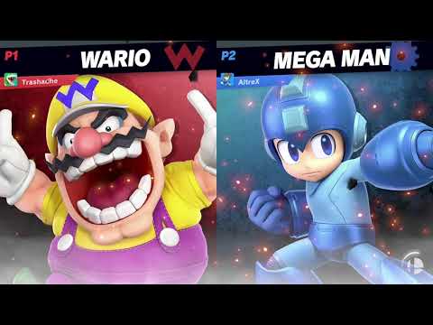 SSBU Freeplay Trashadhe (Wario) Vs MCorp | Altrex (Megaman)