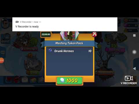 Opening 8 Rare Basic Packs & a Mastery Token Pack Drunk Hermes