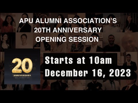 APU校友会20周年記念オープニング・セッション  APU Alumni Association’s 20th Opening Session