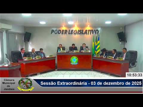 Sessão Legislativa Câmara Municipal de Jandaia - Goiás