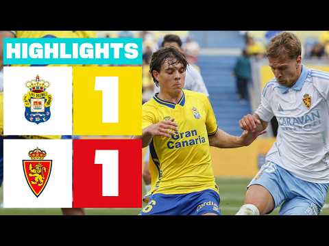 UD LAS PALMAS 1 - 1 REAL ZARAGOZA | RESUMEN LALIGA HYPERMOTION