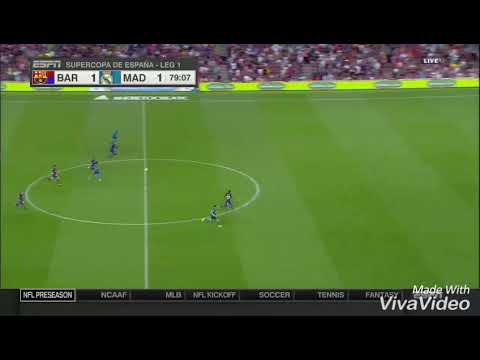 Ronaldon upea maali Barcelonaa vastaan! 13.08.2017