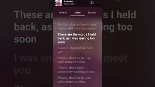 Download lagu Taylor Swift - Enchanted lyrics #lyrics #aesthetic #music #taylorswift #taylorsversion mp3 Download lagu Taylor Swift - Enchanted lyrics #lyrics #aesthetic #music #taylorswift #taylorsversion mp3