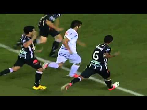 Gol de Patricio Rodriguez pelo jogo Santos 2 x 0 Figueirense