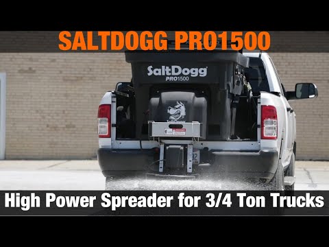 SaltDogg® PRO1500 Salt Spreader Product Overview - Available Now for 3/4 Ton+ Pickup Trucks