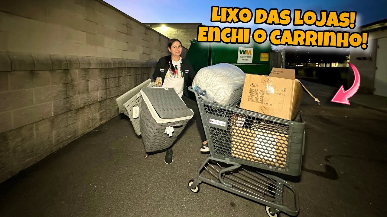Lixo das lojas dos Estados Unidos! Enchi o carrinho!🇺🇸