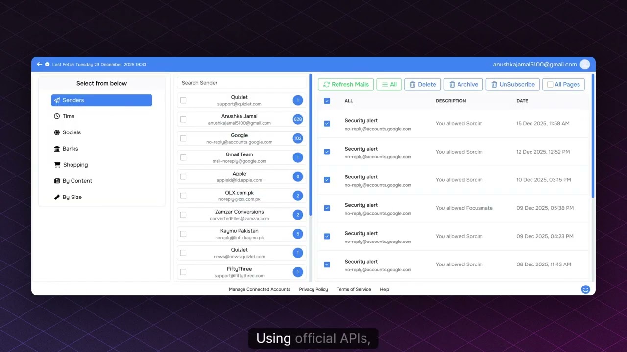 Mult Cleaner Dashboard Demo