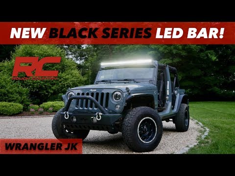 50" Single Row Black Series LED BAR & Cool White DRL // Jeep Wrangler JK